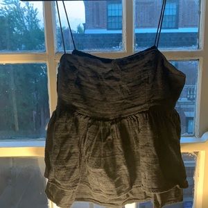 Urban Outfitters Peplum Spaghetti Strap Tank Top